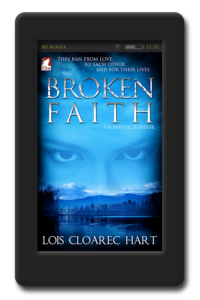 Cover of the lesbian romance Broken Faith by Lois Cloarec Hart