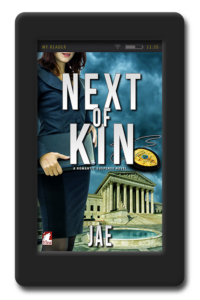 Cover of the lesbian age gap romance Next of Kin by Jae