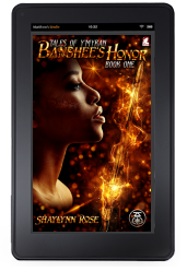 Cover to Ylva Publishing's Banshee's Honor by Shaylynn Rose
