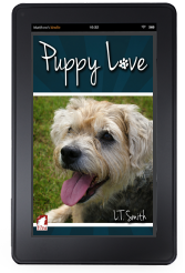Cover to Ylva Publishing's Puppy Love by LT Smith