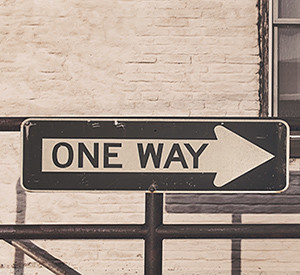 One Way - Attribution Free by Ryan Mc Guire - gratisography dot com - cropped