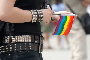 person with rainbow flag / Ivan Cernicky | Dreamstime.com