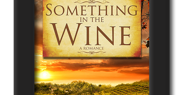Cover of the lesbian fake-relationship romance Something in the Wine by Jae
