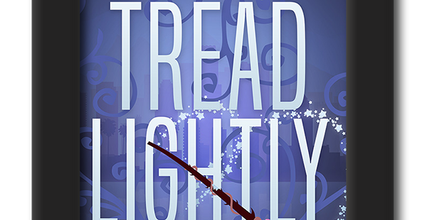 Cover of the lesbian fantasy novella Tread Lightly by Catherine Lane