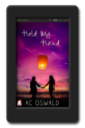 Cover of the lesbian romance Hold my Hand by AC Oswald