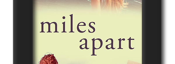 Cover of the slow-burn lesbian workplace romance Miles Apart by A.L. Brooks