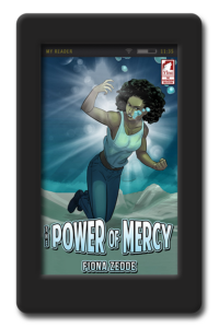 Cover of the lesbian superhero story The Power of Mercy by Fiona Zedde