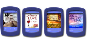 Images of Ylva Publishing's Audiobooks by Jae, KL Hughes, and Emma Weimann