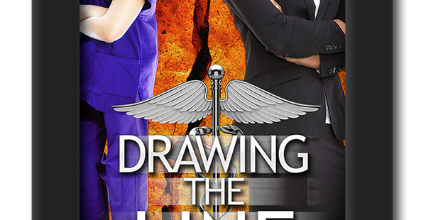Cover of the second chance lesbian romance Drawing the Line by KD Williamson