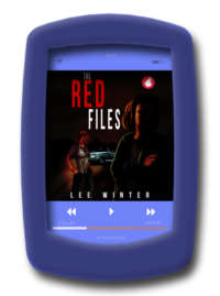 Audiobook cover of the lesbian romantic suspense The Red Files by lee Winter - Audiobook