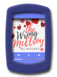 Audiobook cover of the amusing, charming lesbian romance The Wrong McElroy by Kl Hughes