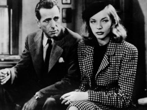 Bogart and Bacall in The Big Sleep