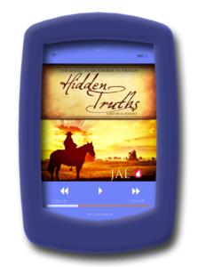 Audiobook cover of the lesbian historical romance Hidden Truths by Jae
